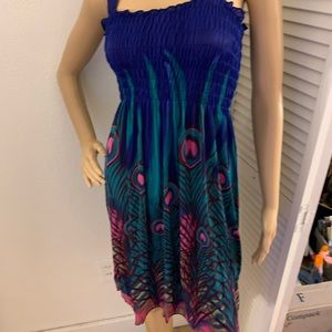 Blue sun dress size small/medium.